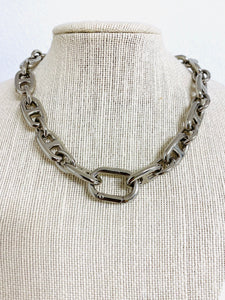 SILVER BOLD FLORENCE NECKLACE